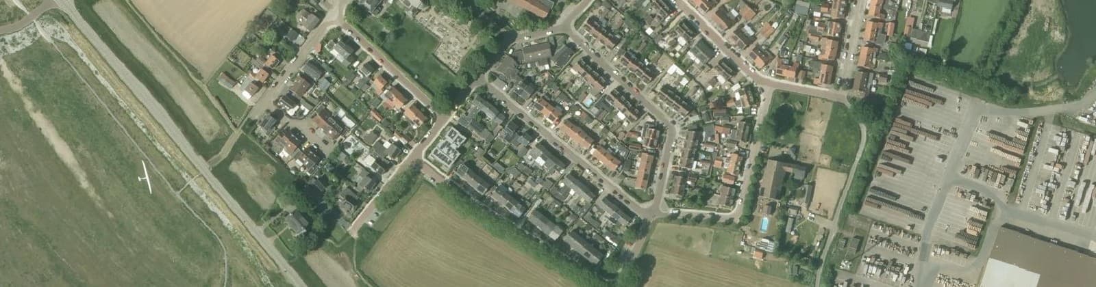 Luchtfoto van Spijk