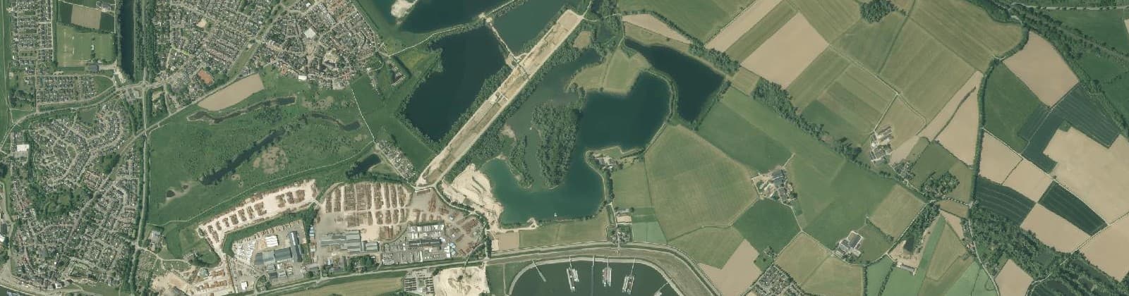 Luchtfoto van Buitengebied Lobith/Spijk