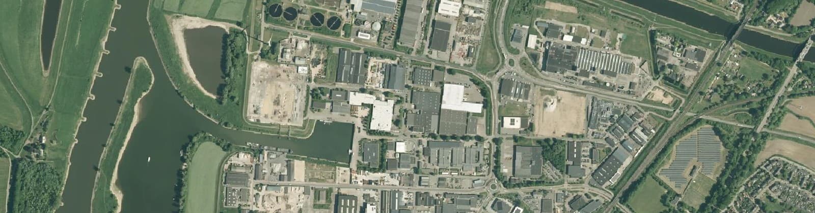 Luchtfoto van Marswegkwartier