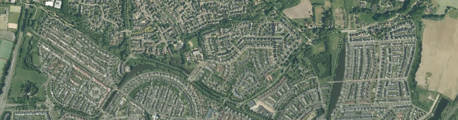 Luchtfoto van Overkamp