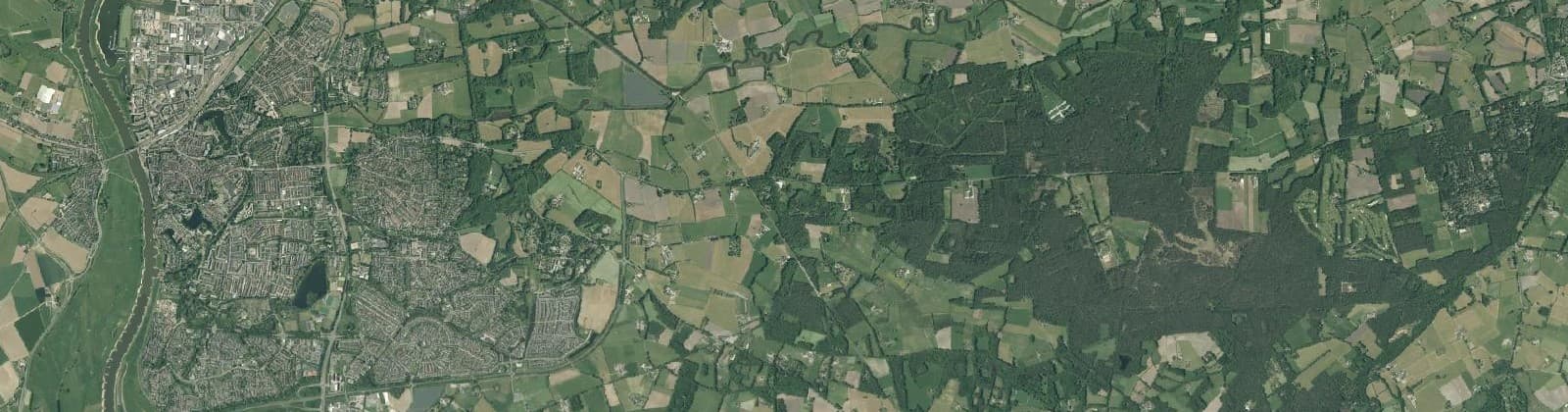 Luchtfoto van Warken