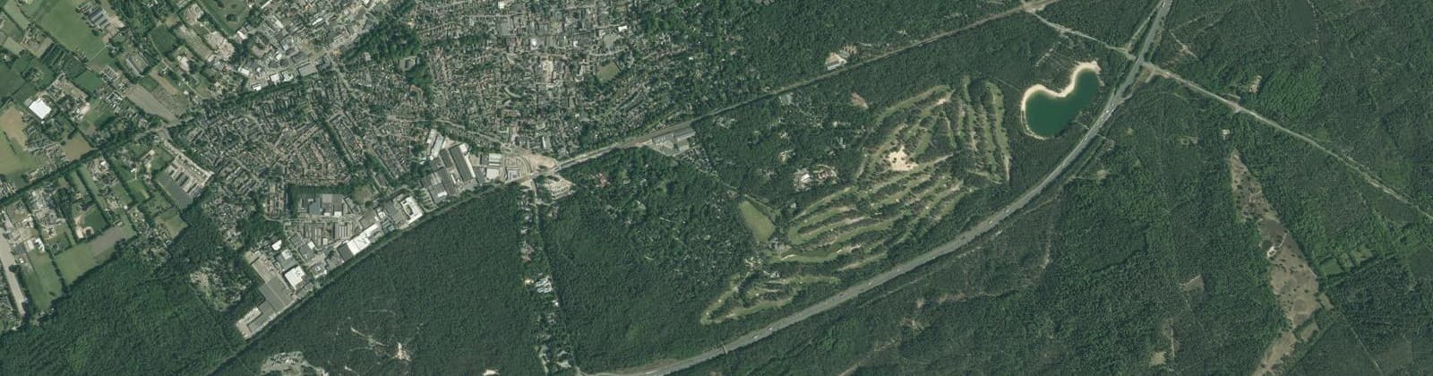 Luchtfoto van Nunspeet-Zuid