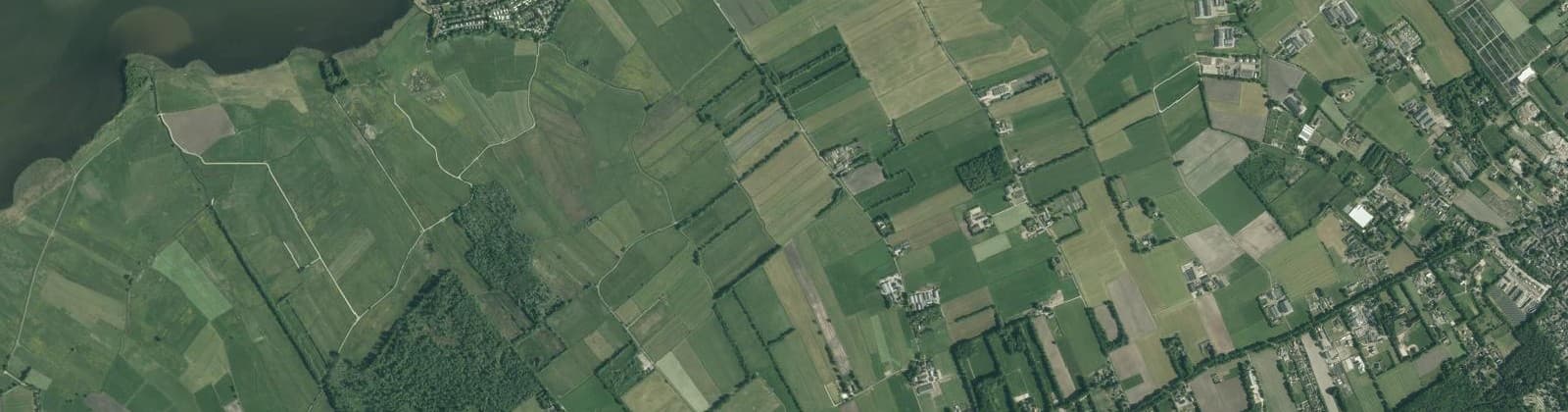 Luchtfoto van Verspr.h. Zuiderzeeland Hulshorst
