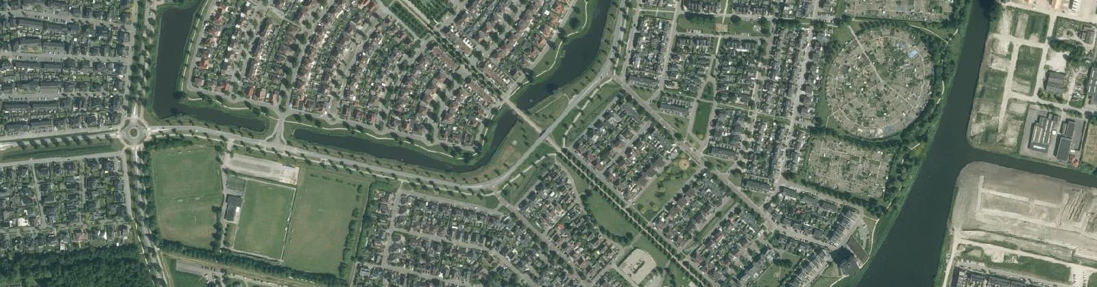 Luchtfoto van De Munten