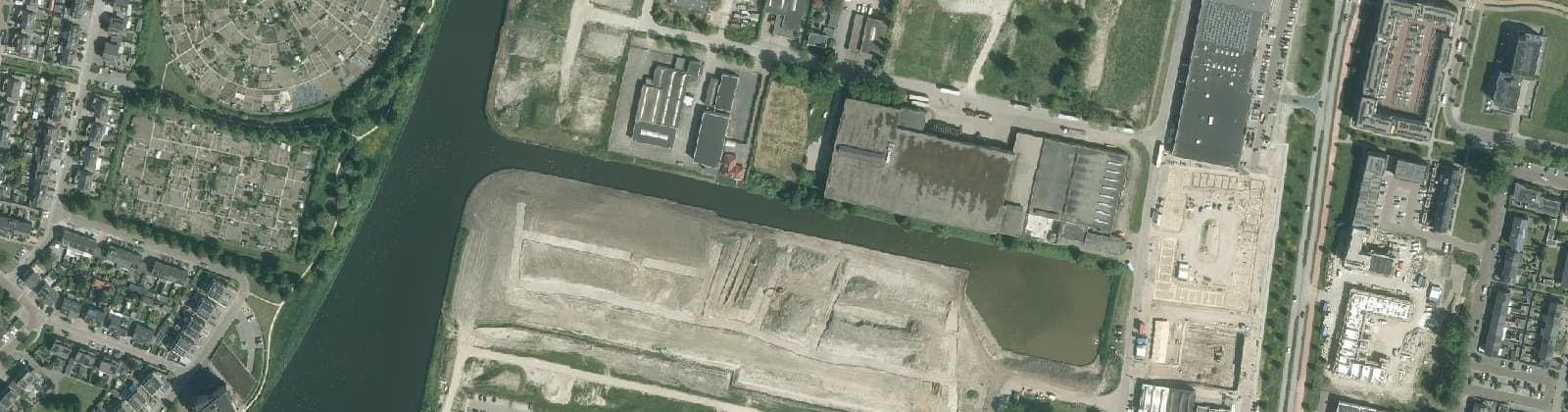 Luchtfoto van Hanzekwartier