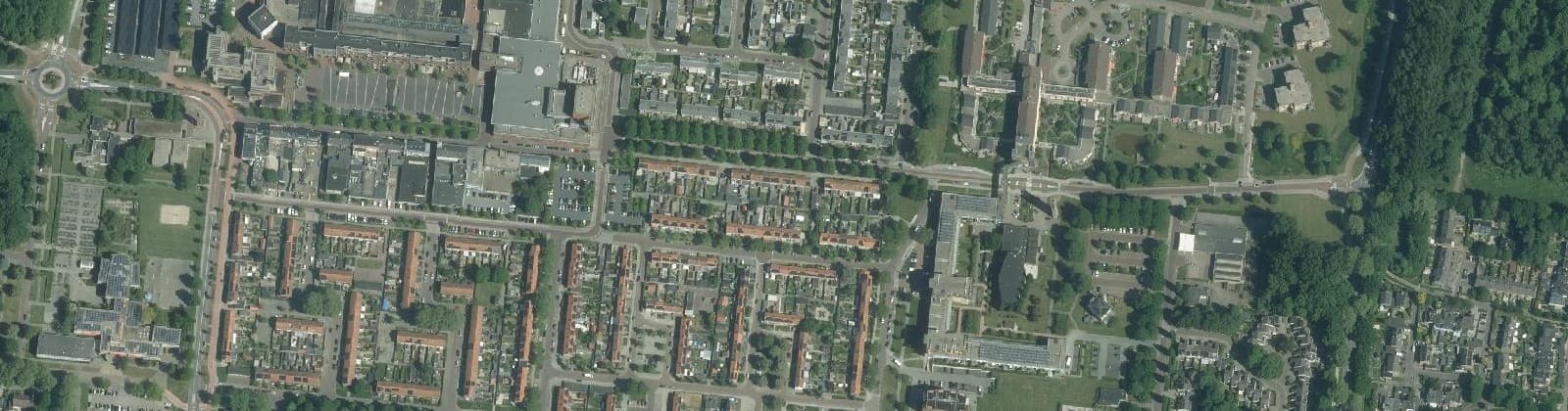 Luchtfoto van Oud-Dronten