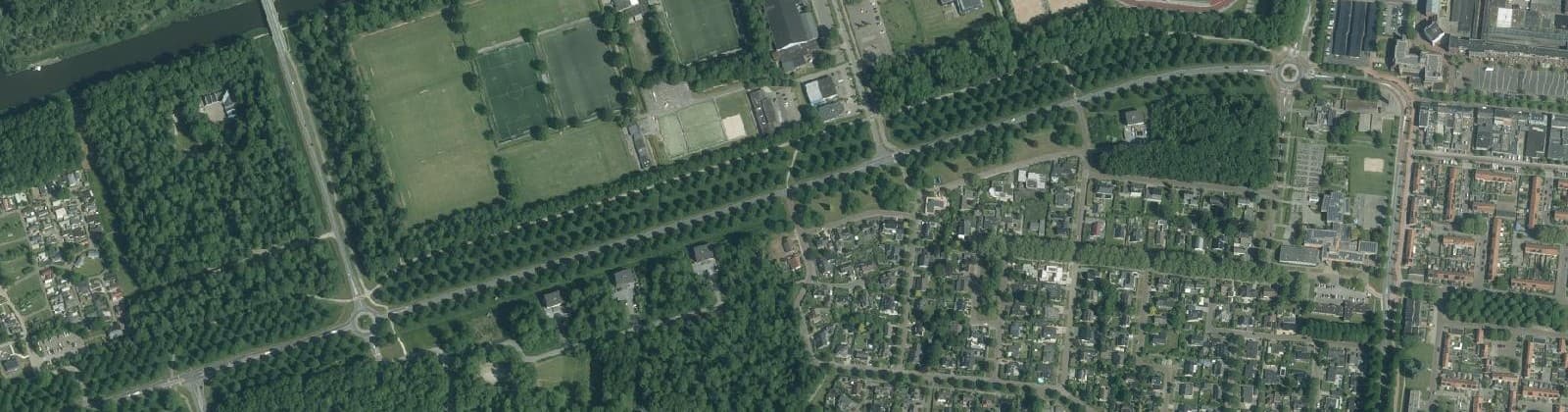 Luchtfoto van Bungalowpark