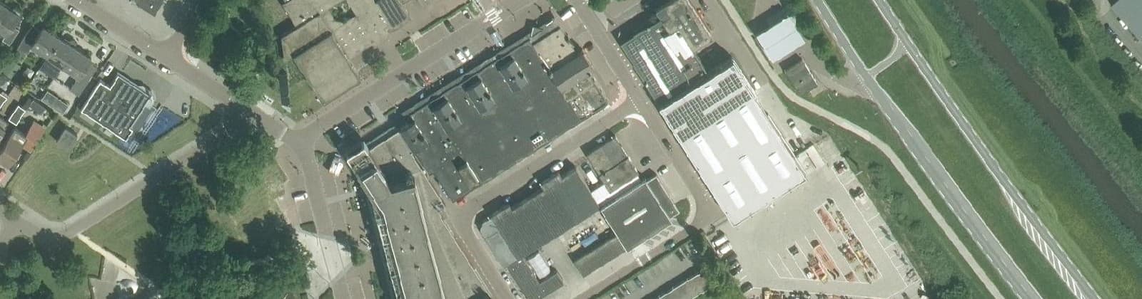 Luchtfoto van Centrum Swifterbant