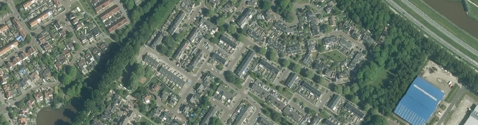 Luchtfoto van Spelbuurt