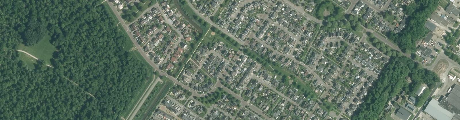 Luchtfoto van Bloemenbuurt