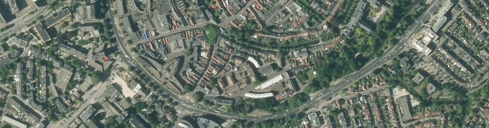 Luchtfoto van Grote Haag