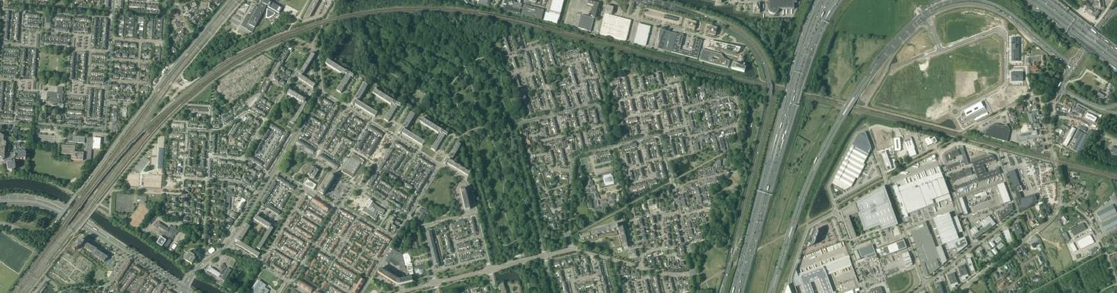 Luchtfoto van Rustenburg-Noord