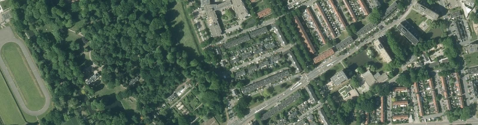 Luchtfoto van Componistenbuurt-Midden