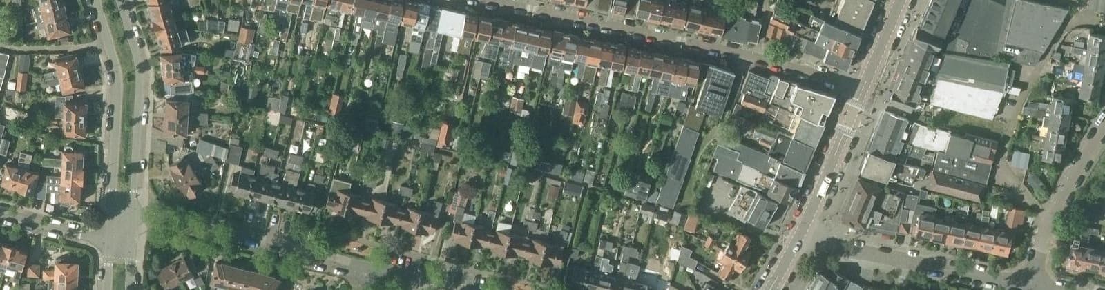 Luchtfoto van Verhoevenstraat e.o.