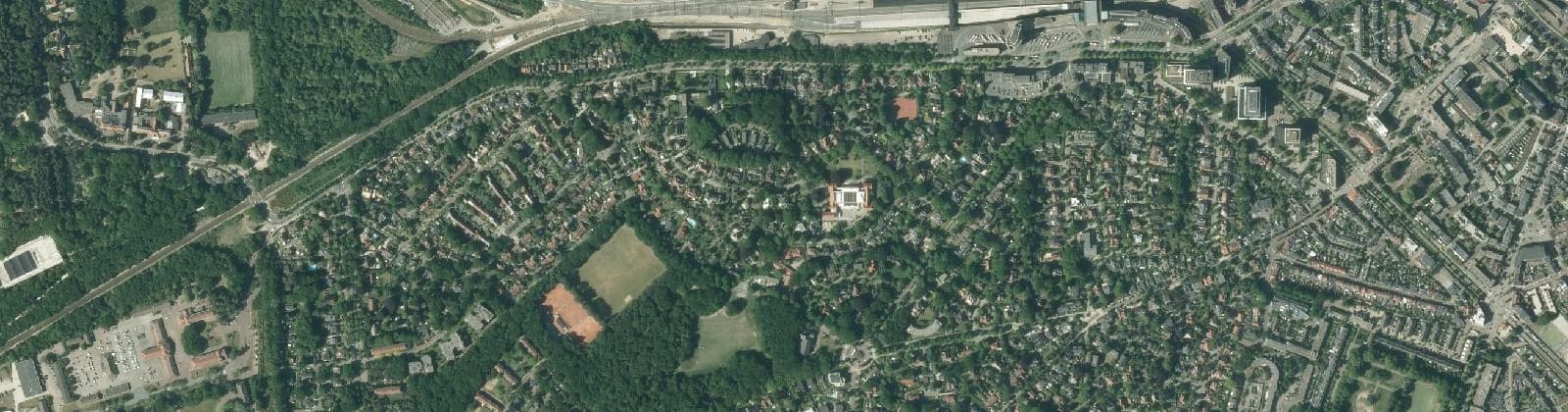 Luchtfoto van Staatsliedenbuurt-Oost