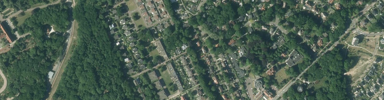 Luchtfoto van Oranjebuurt