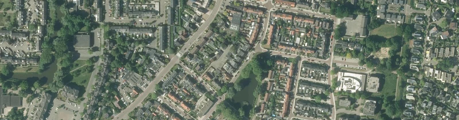 Luchtfoto van Langenoord