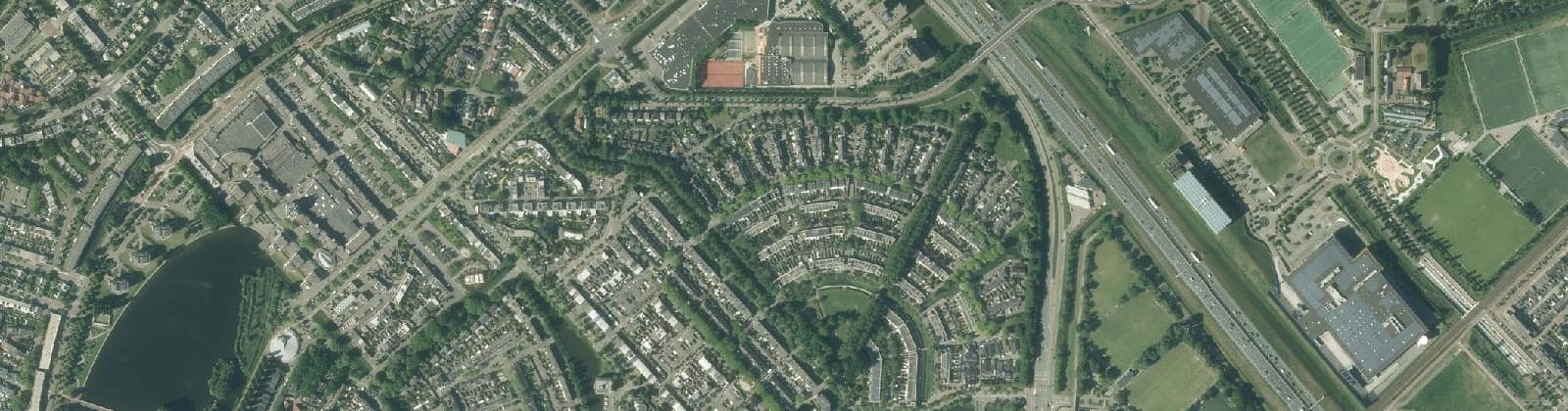 Luchtfoto van Vlinderbuurt