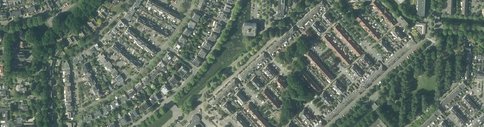 Luchtfoto van Muziekbuurt-Zuid