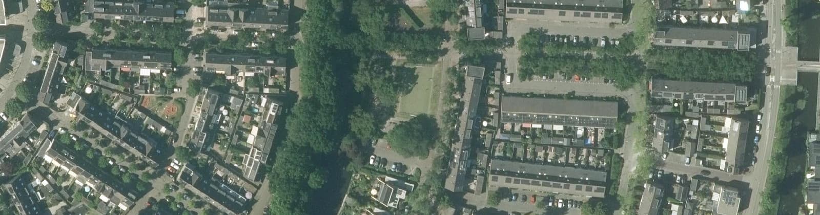 Luchtfoto van Architectenbuurt-Oost