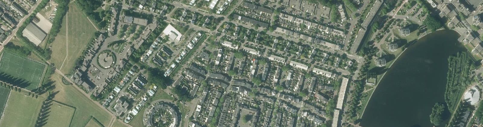 Luchtfoto van Donken en zanden