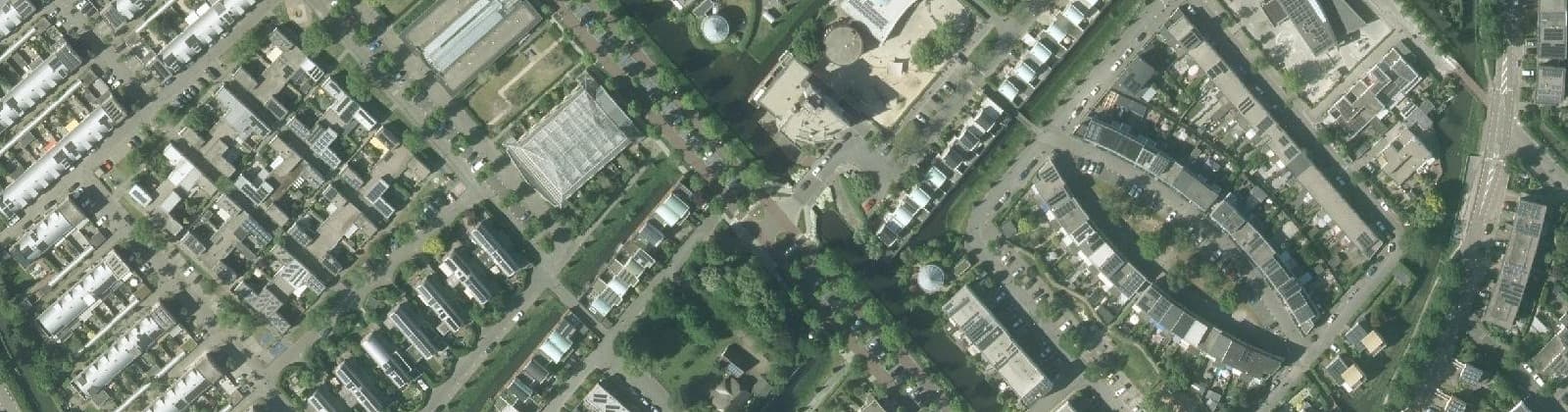 Luchtfoto van De Verwondering e.o.