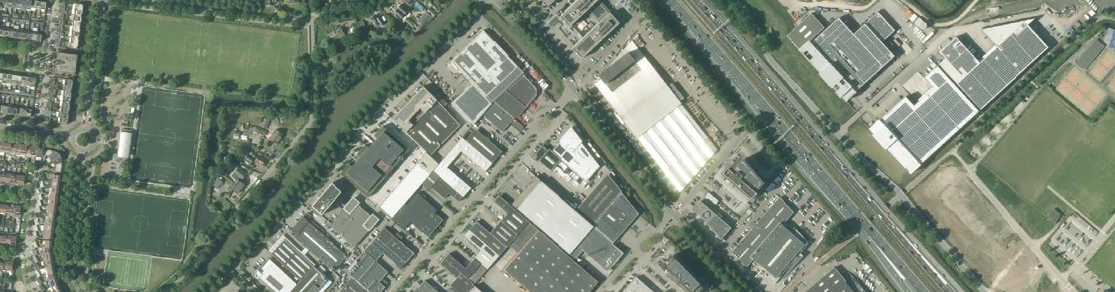 Luchtfoto van Calveen