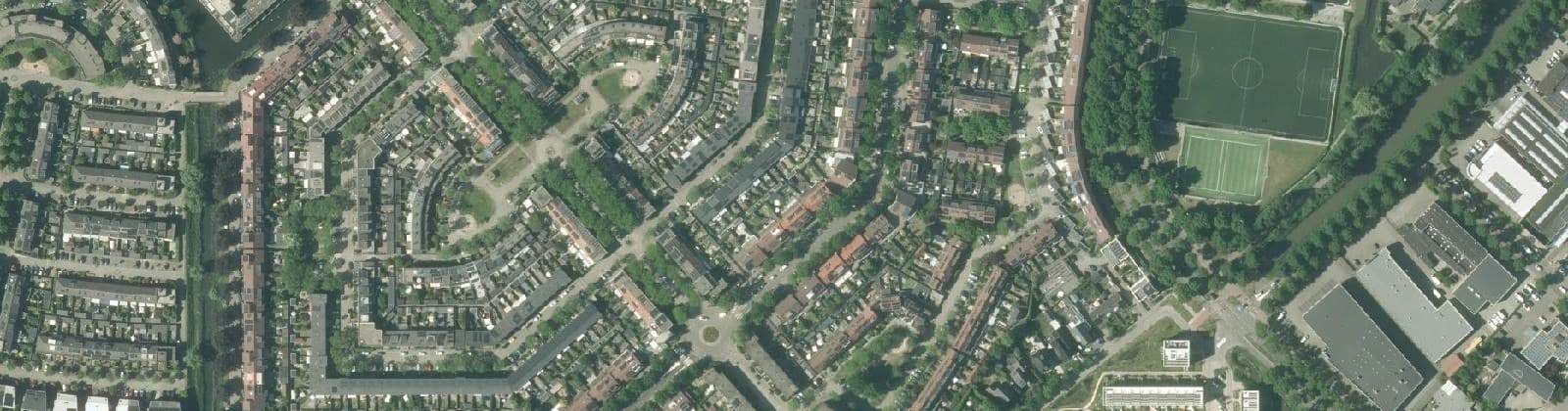 Luchtfoto van Stadskwartier