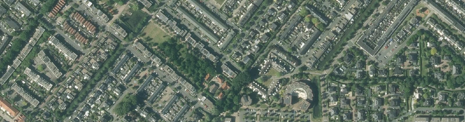Luchtfoto van Park van de Tijden-Oost