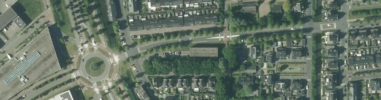 Luchtfoto van Duisterweg e.o.