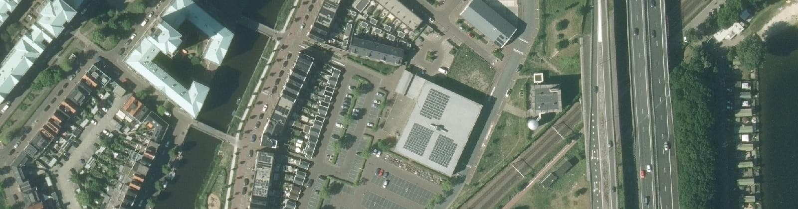 Luchtfoto van Waddeneilandenbuurt
