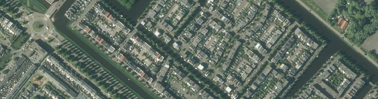 Luchtfoto van Zuiderzeestedenbuurt-West