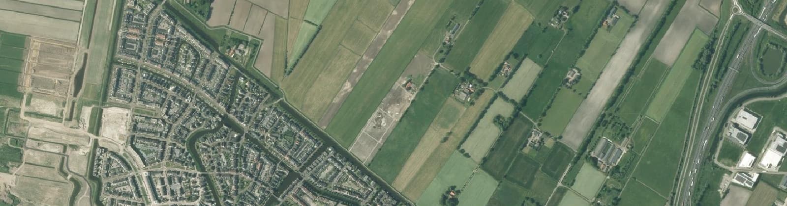 Luchtfoto van Over de Laak