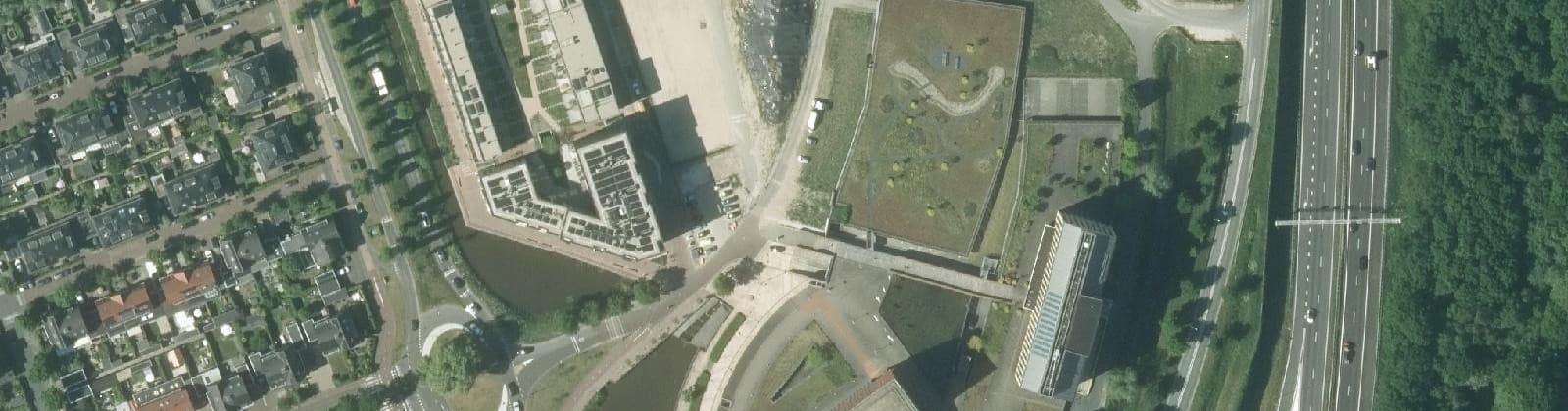 Luchtfoto van Podium