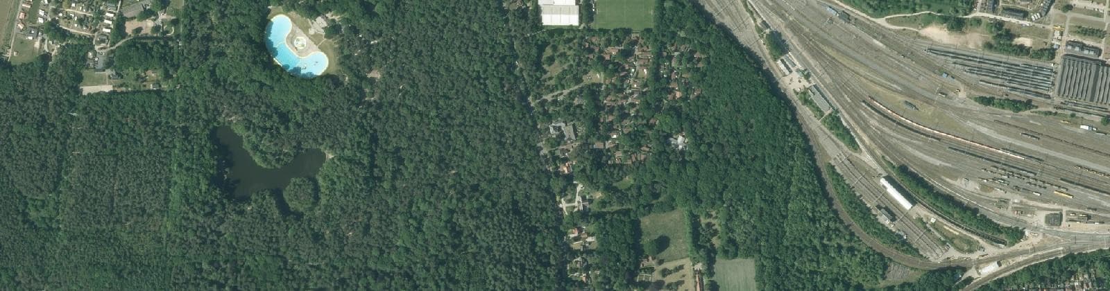 Luchtfoto van Birkhoven / Bokkeduinen