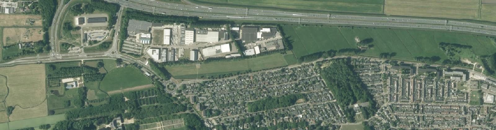 Luchtfoto van Componistenwijk