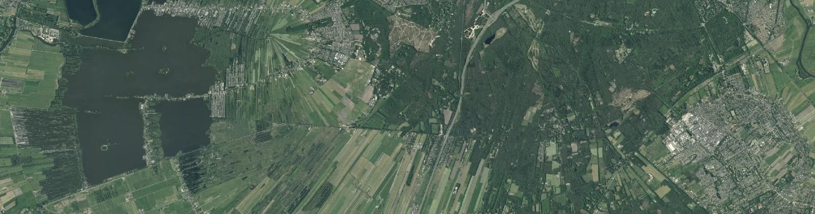 Luchtfoto van Hollandsche Rading Buitengebied