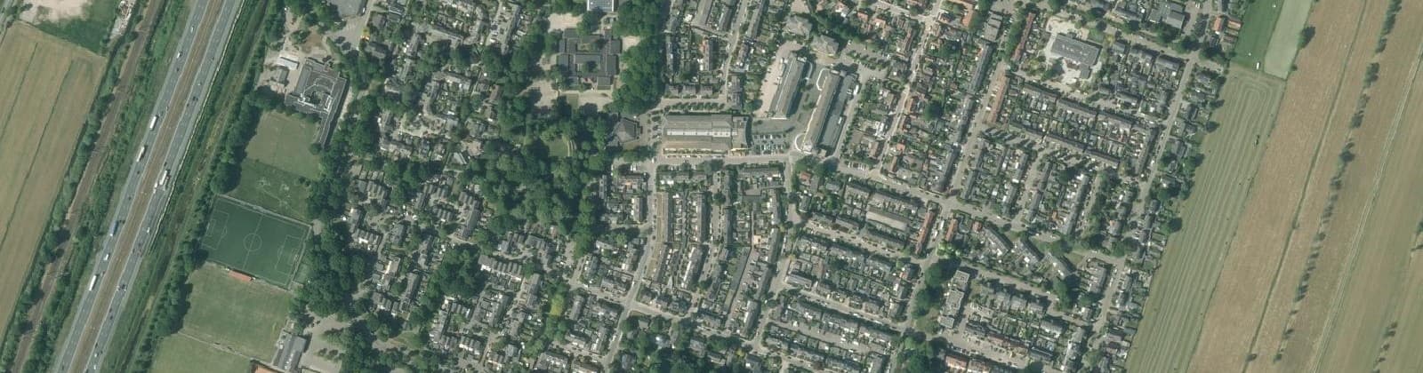Luchtfoto van Maartensdijk Kern