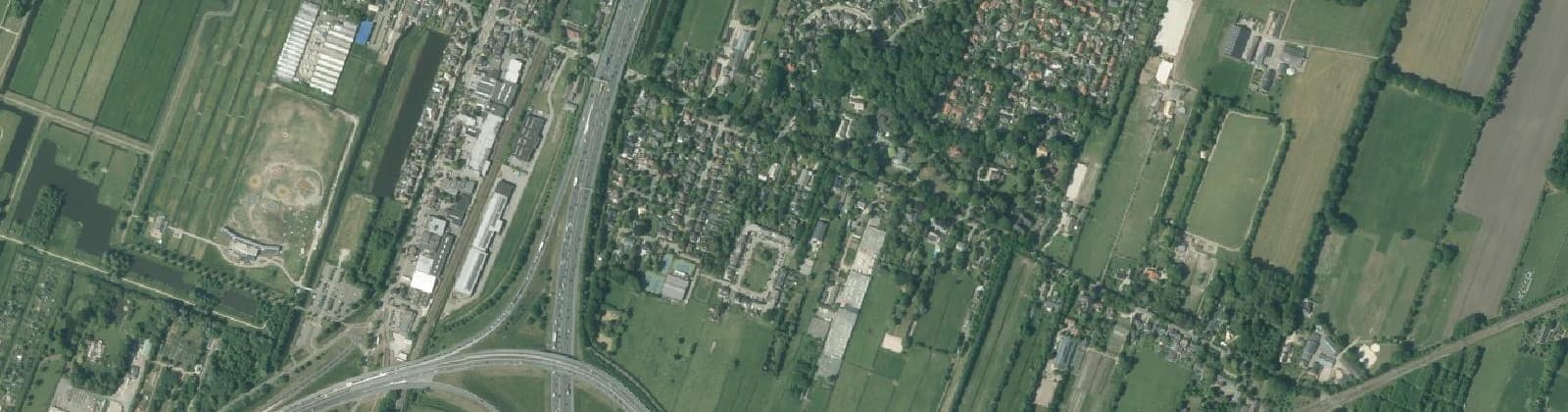 Luchtfoto van Groenekan Kern