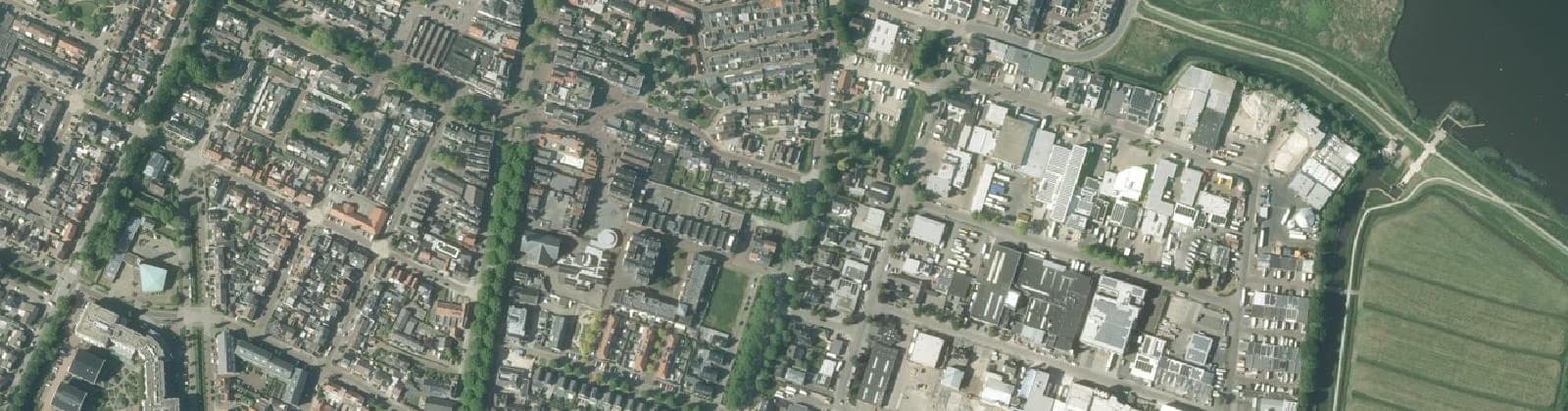 Luchtfoto van Spakenburg