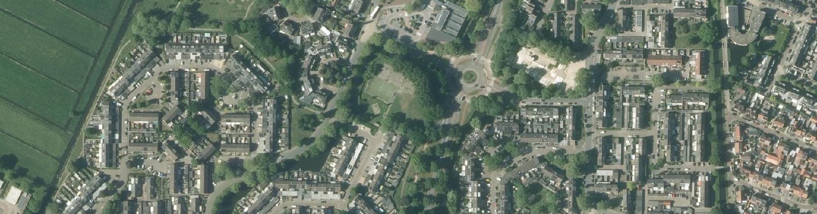 Luchtfoto van Bikkersvaart