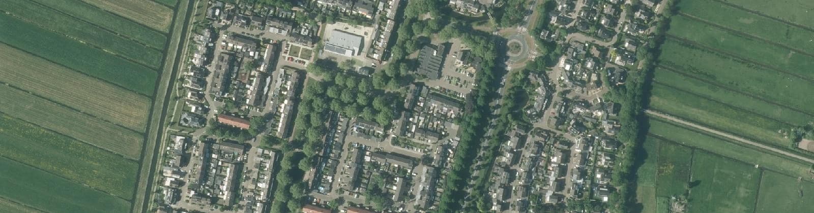 Luchtfoto van Blokhuiswetering