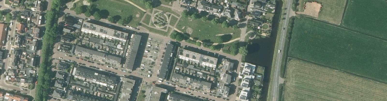 Luchtfoto van Koenraadswetering