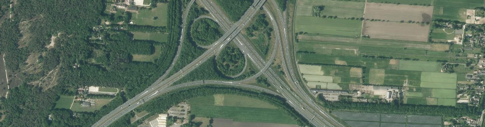 Luchtfoto van Heidehoek