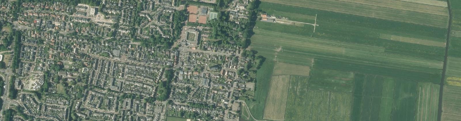 Luchtfoto van Wakkerendijk-Meentweg