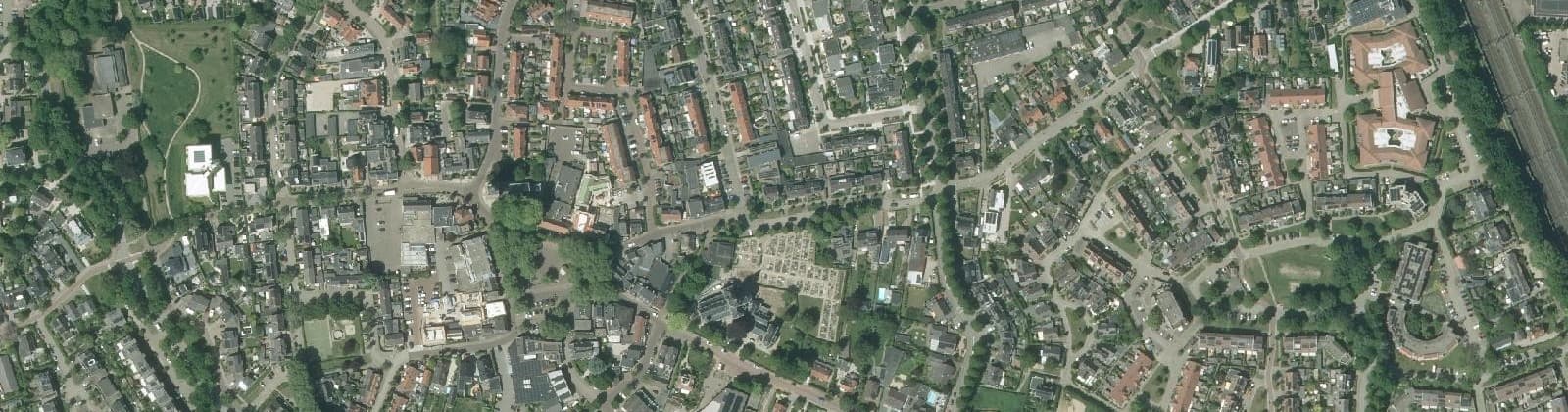 Luchtfoto van Oude Dorp