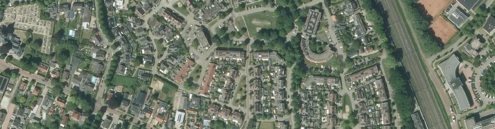 Luchtfoto van Erven