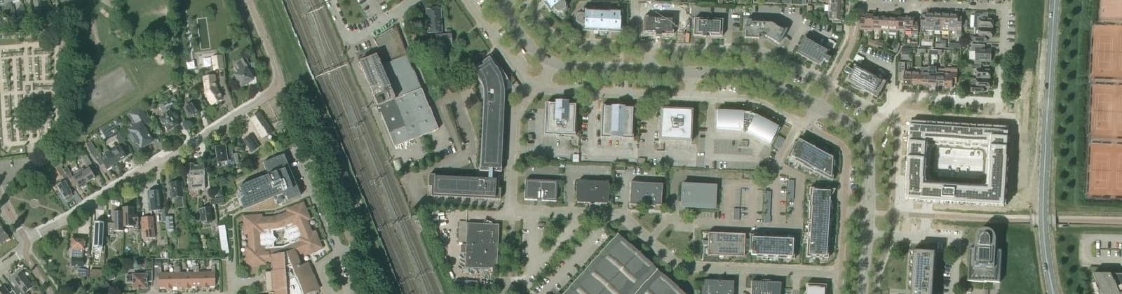 Luchtfoto van Molens