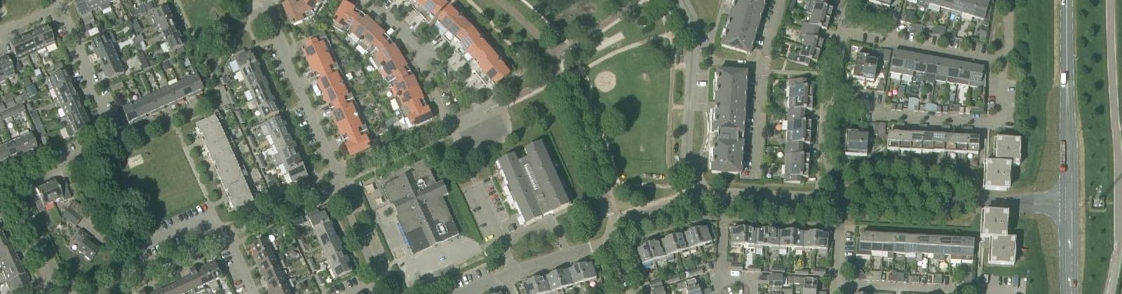 Luchtfoto van Akkers