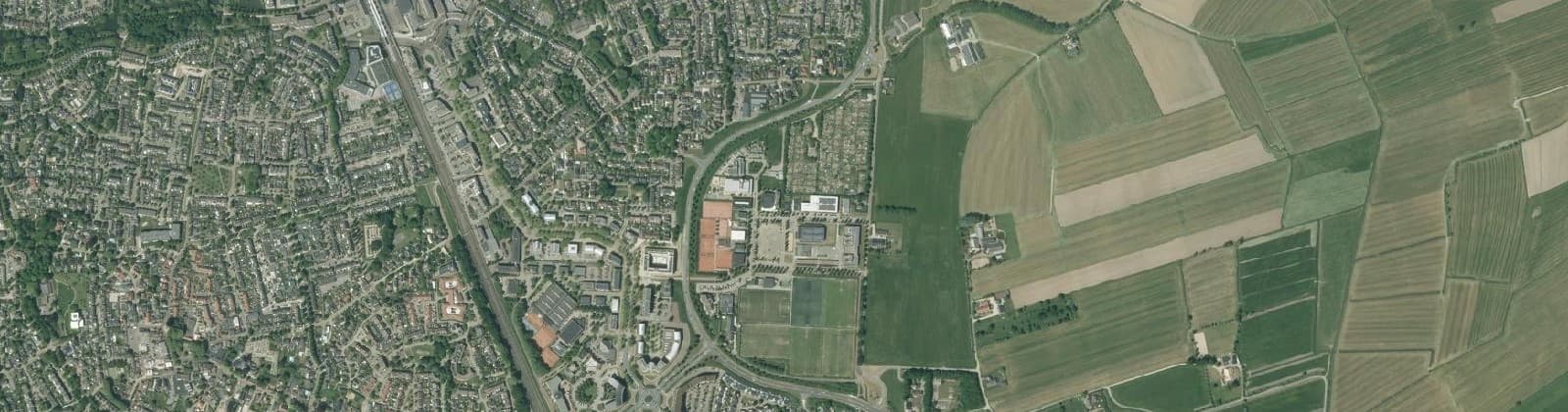 Luchtfoto van Buitengebied Houten Oost